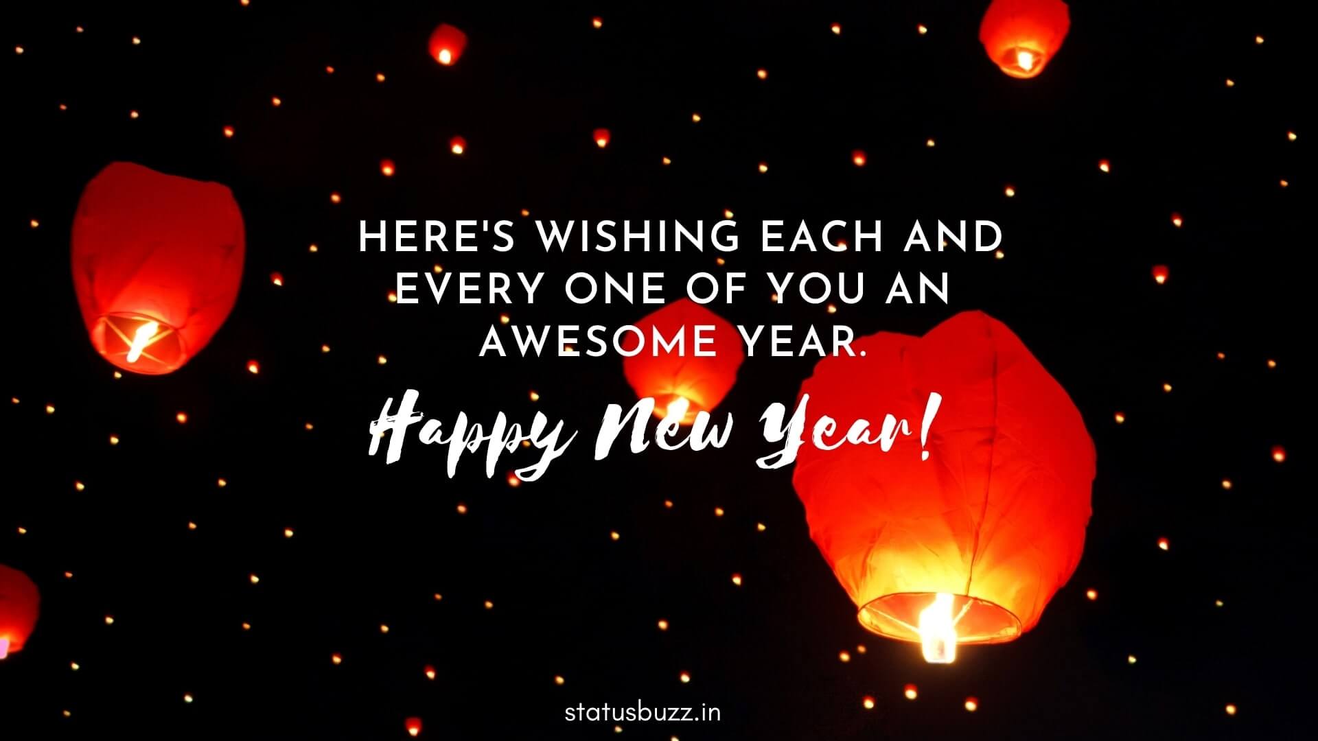 300+ New Year Wishes, Messages & Greetings | StatusBuzz