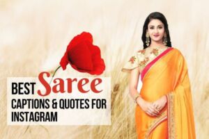 210+ Best Saree Captions For Instagram | Saree Quotes ( 2024)