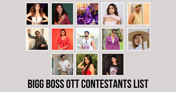 Bigg Boss OTT Contestants List