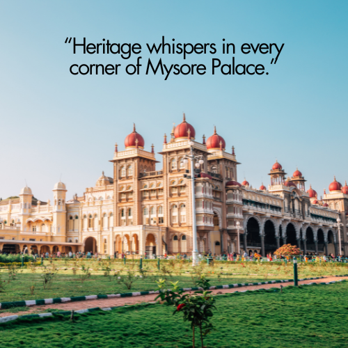 Mysore Palace Captions