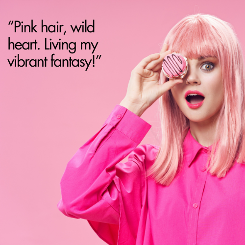 pink hair quotes