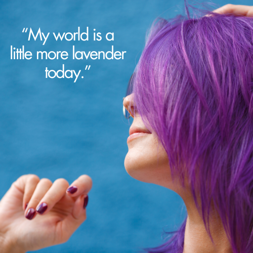 purple hair quotes for instagram