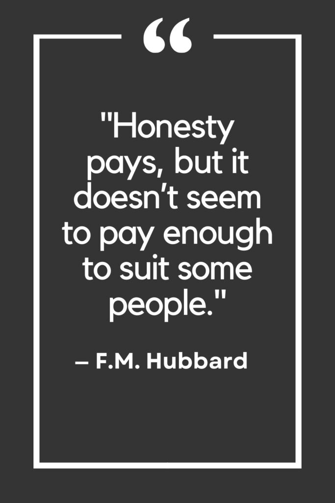 quotes about honest
