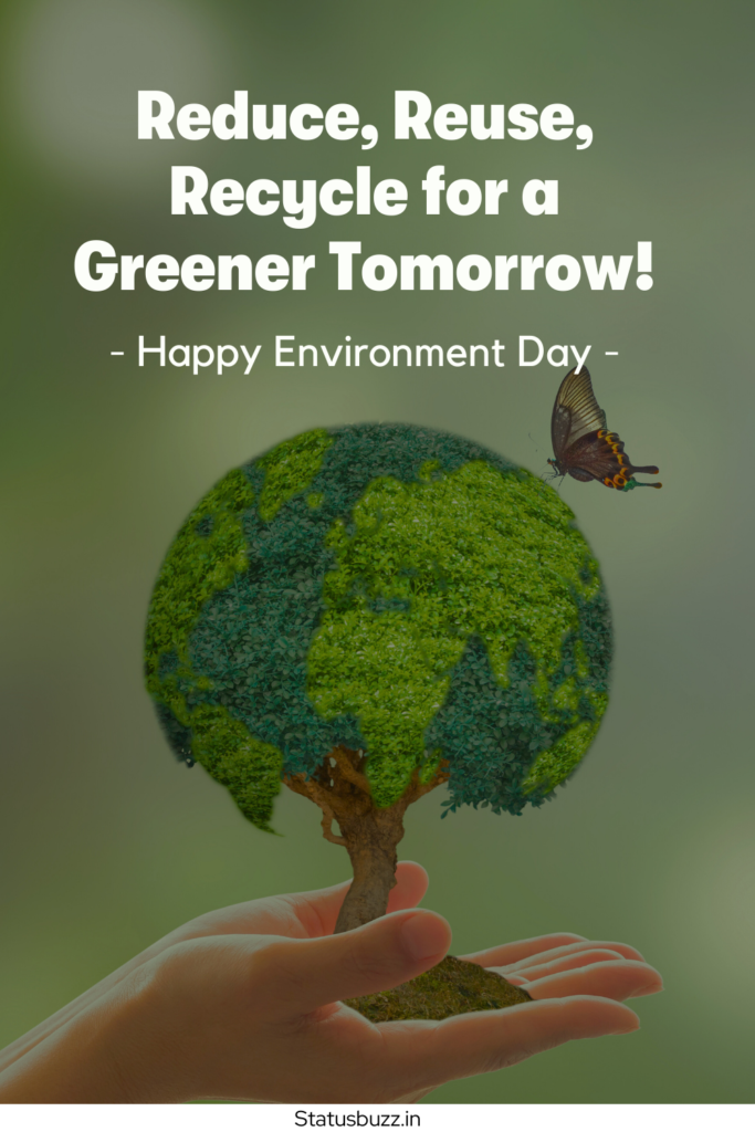 world environment day slogan