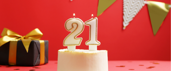 21st birthday captions