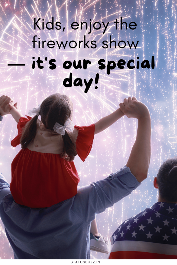 4th Of July Captions For Kids