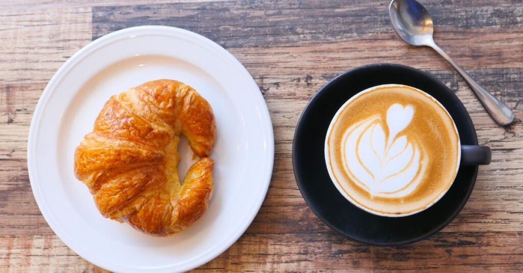 Croissant captions for insta