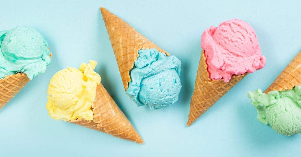 ice cream captions