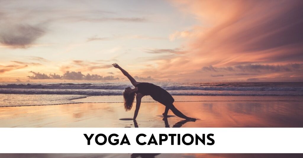 yoga captions