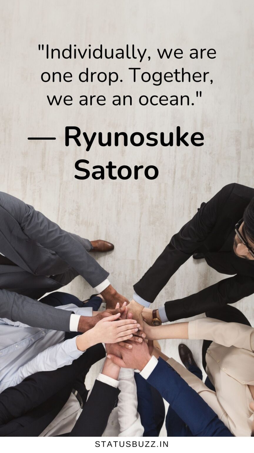 75 Powerful Teamwork Quotes to Motivate Your Team - StatusBuzz