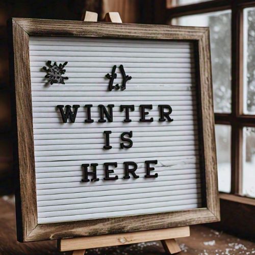 winter letter board quotes