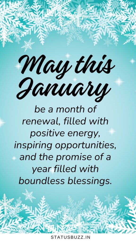January Blessings