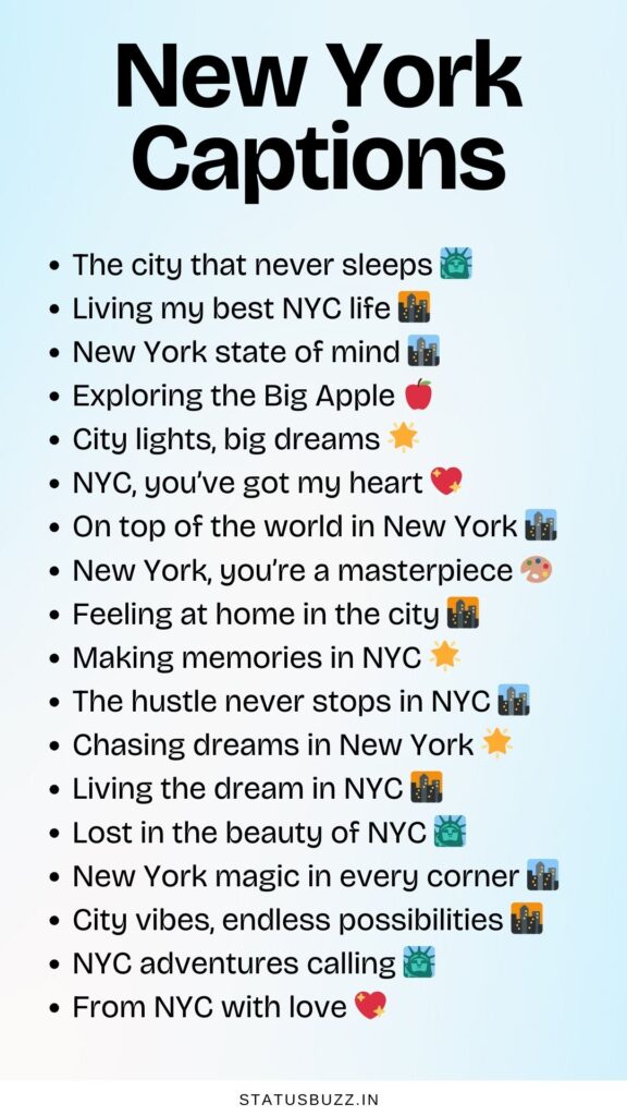 new york captions