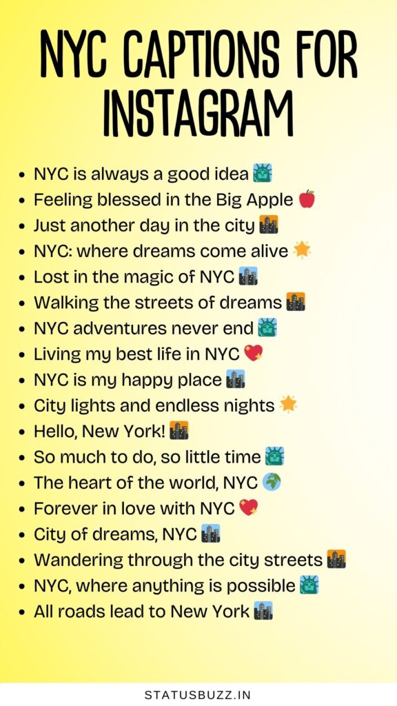 nyc captions