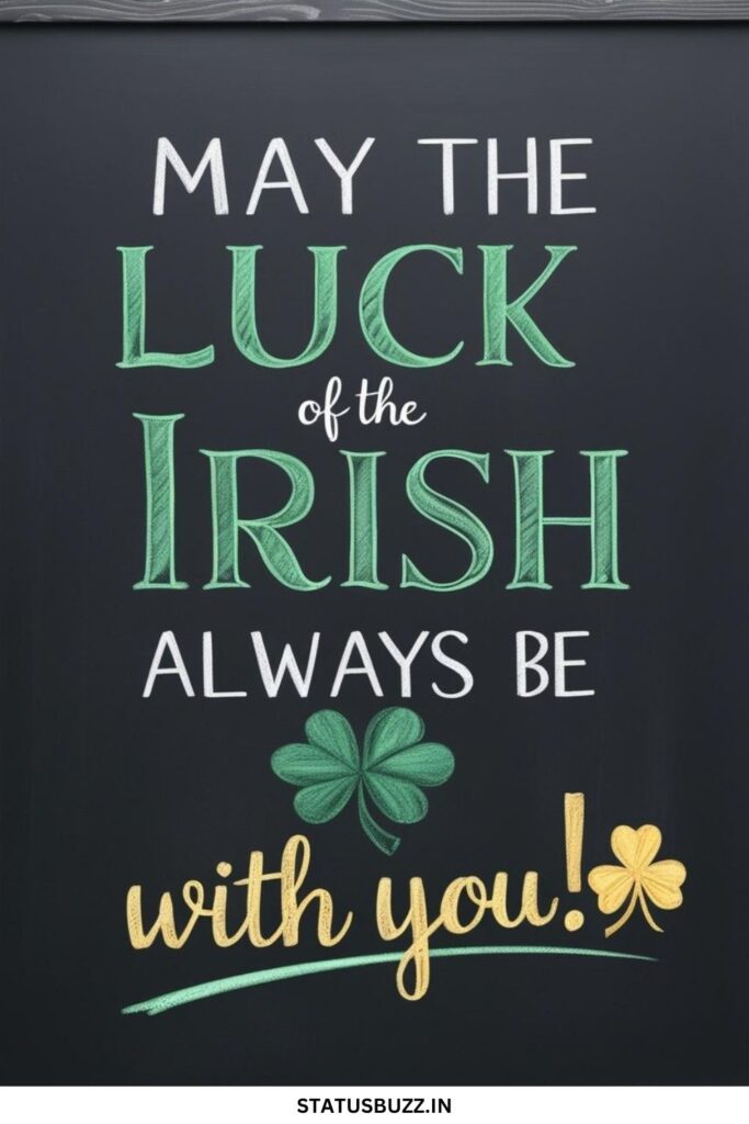 St. Patrick's Day Chalkboard Quotes