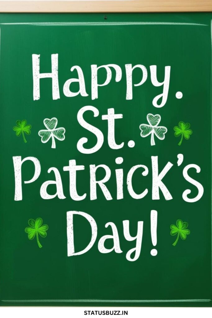 St. Patrick's Day Chalkboard Quotes