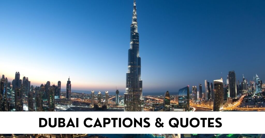 Dubai Captions
