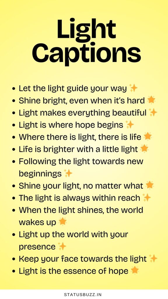 light captions