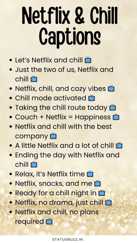 netflix & chill captions