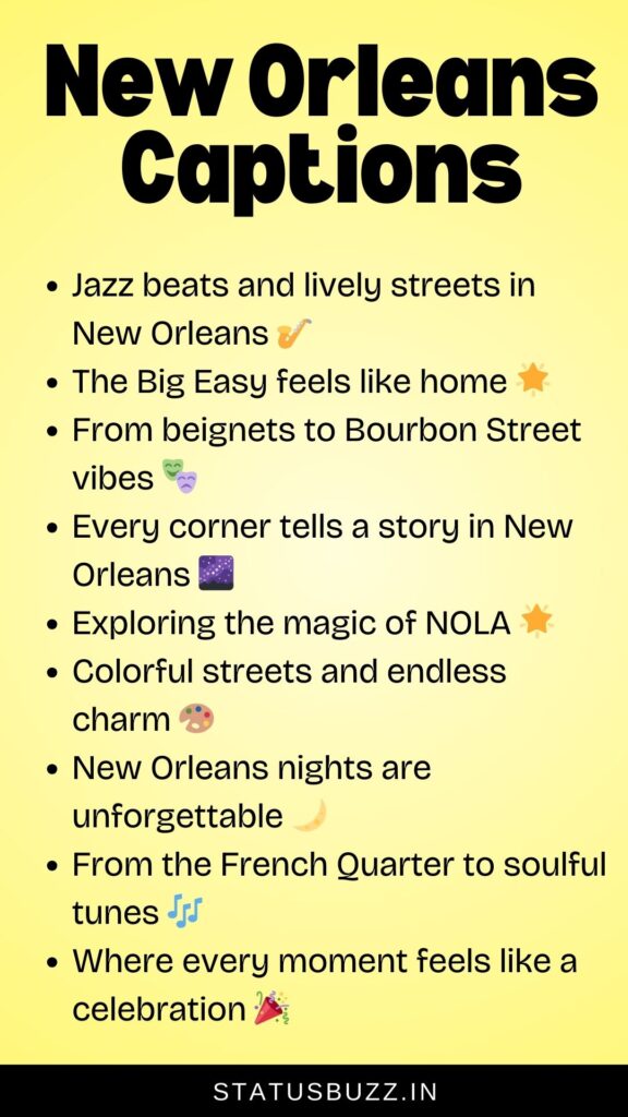 new orleans captions