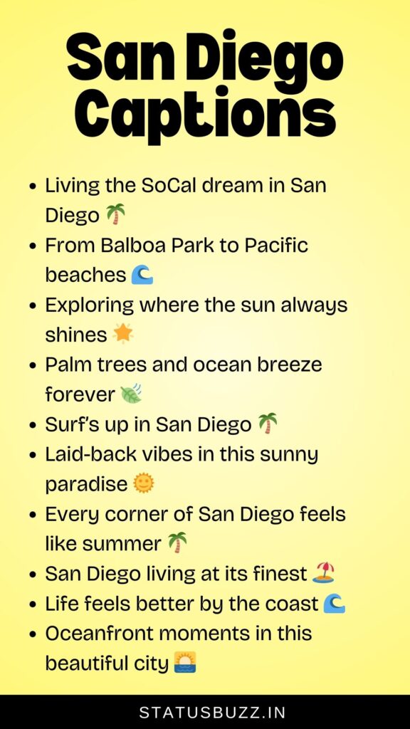 san diego captions