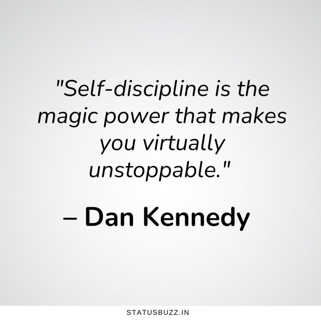 self Discipline Quotes