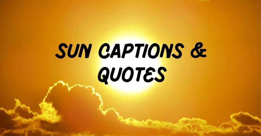 Sun Captions