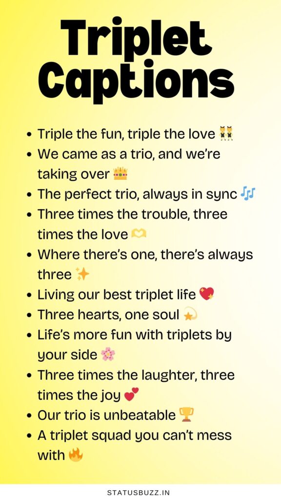 triplet captions