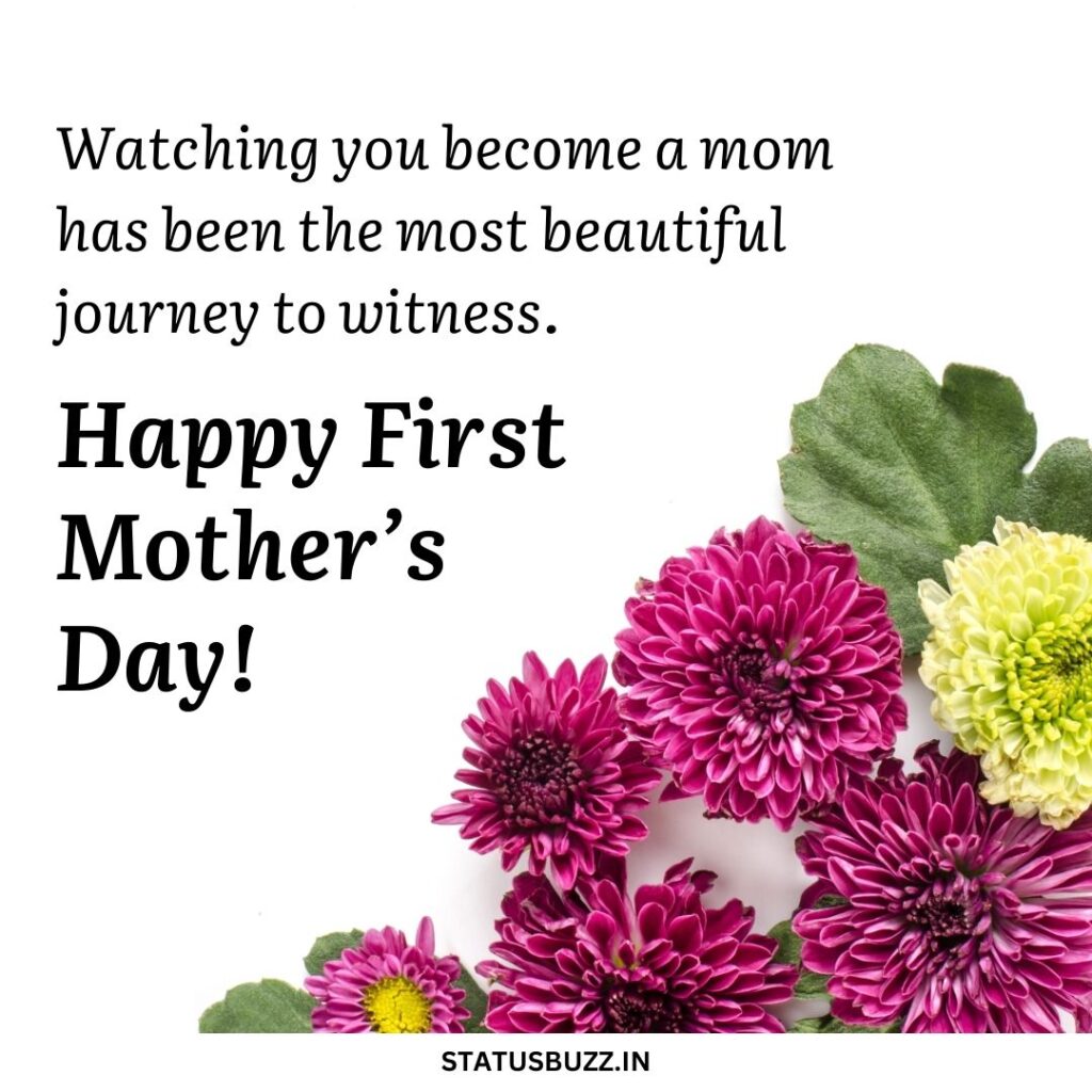 First Mother’s Day wishes