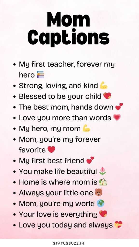 mom captions for instagram