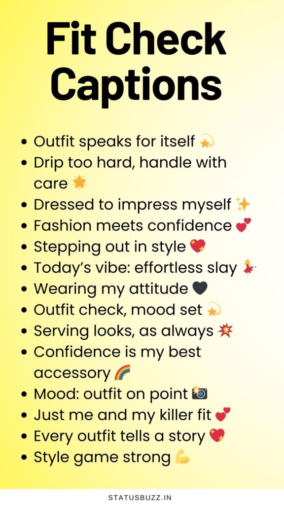 fit check captions