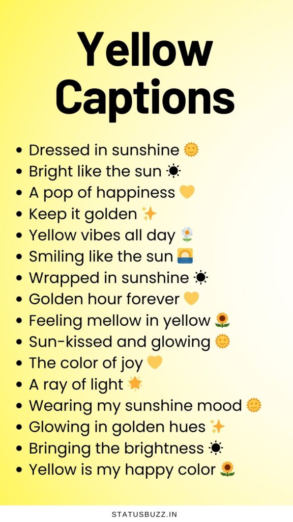 yellow captions