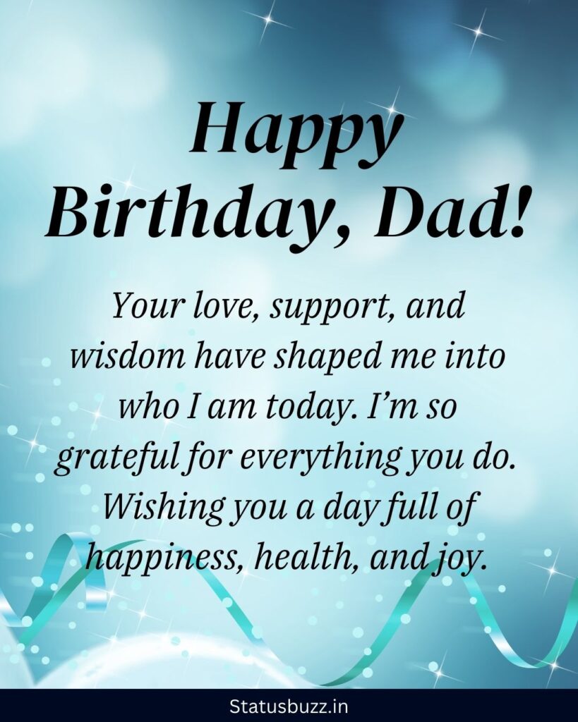 Birthday Wishes For Dad