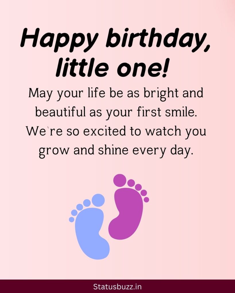 Birthday Wishes For Newborn Baby