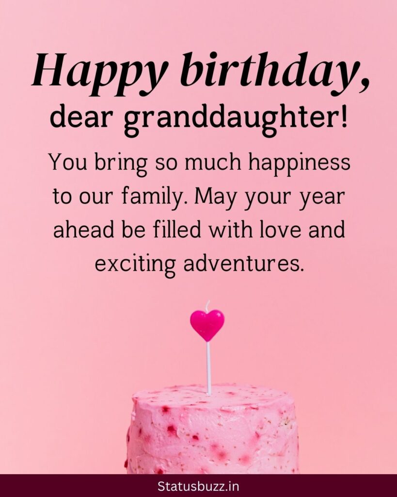 Birthday Wishes for Granddaughter