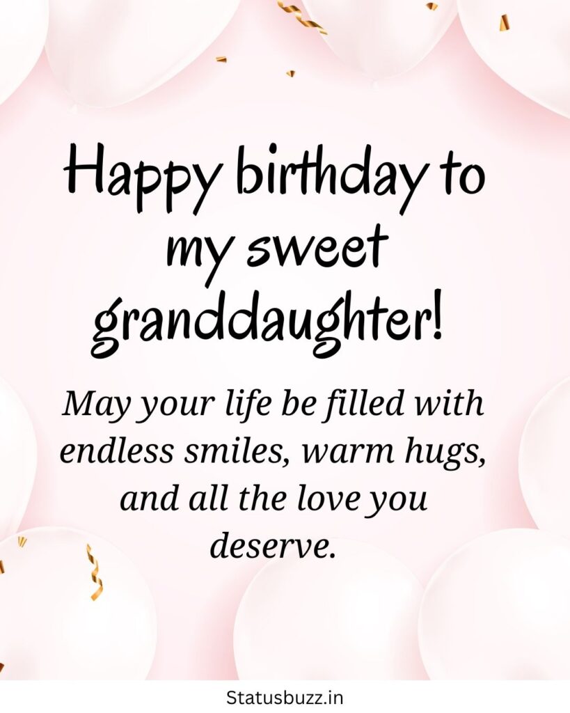 Birthday Wishes for Granddaughter