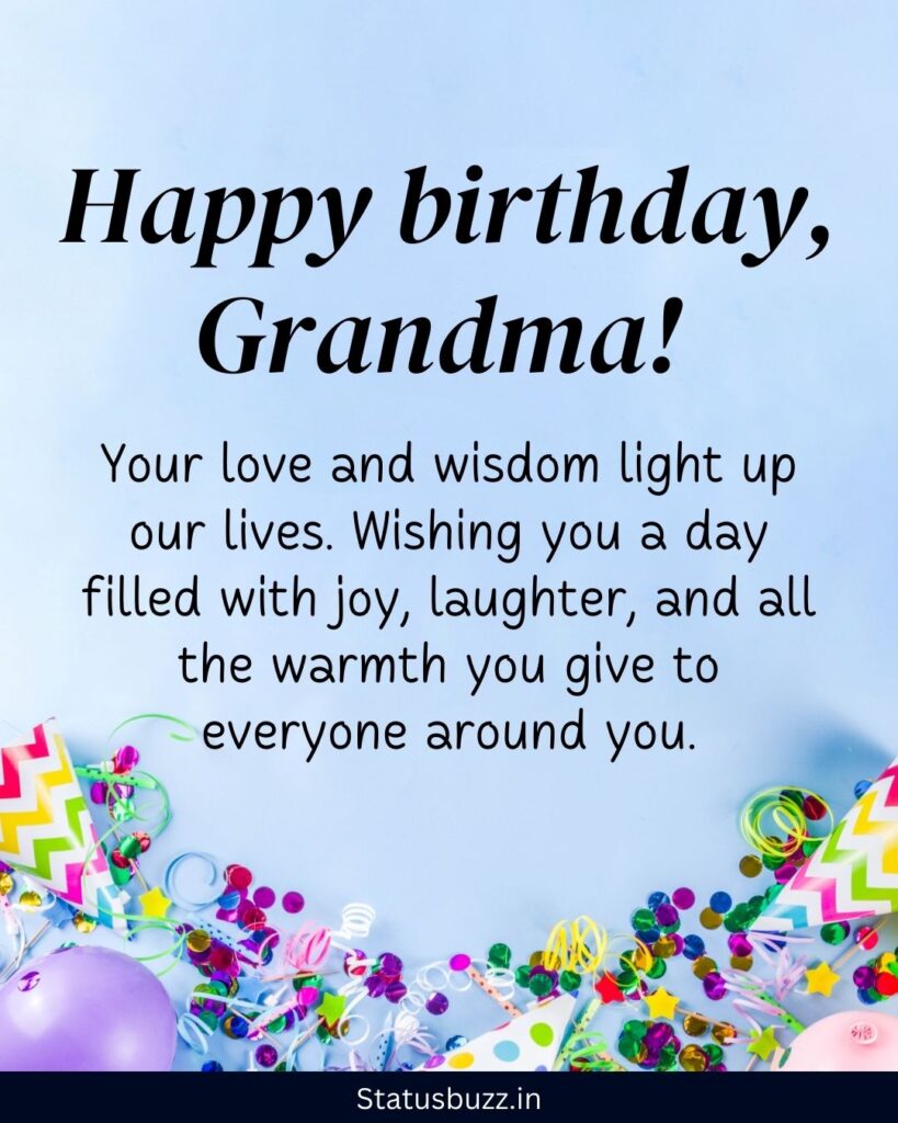 Birthday Wishes for Grandma