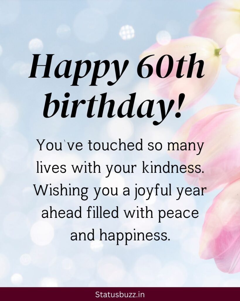 60th Birthday Wishes