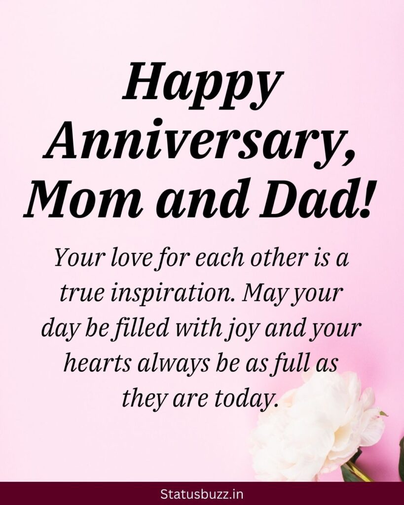 Anniversary Wishes for Parents