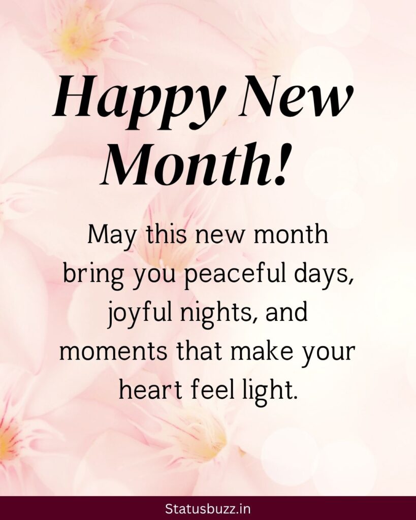 New Month Wishes