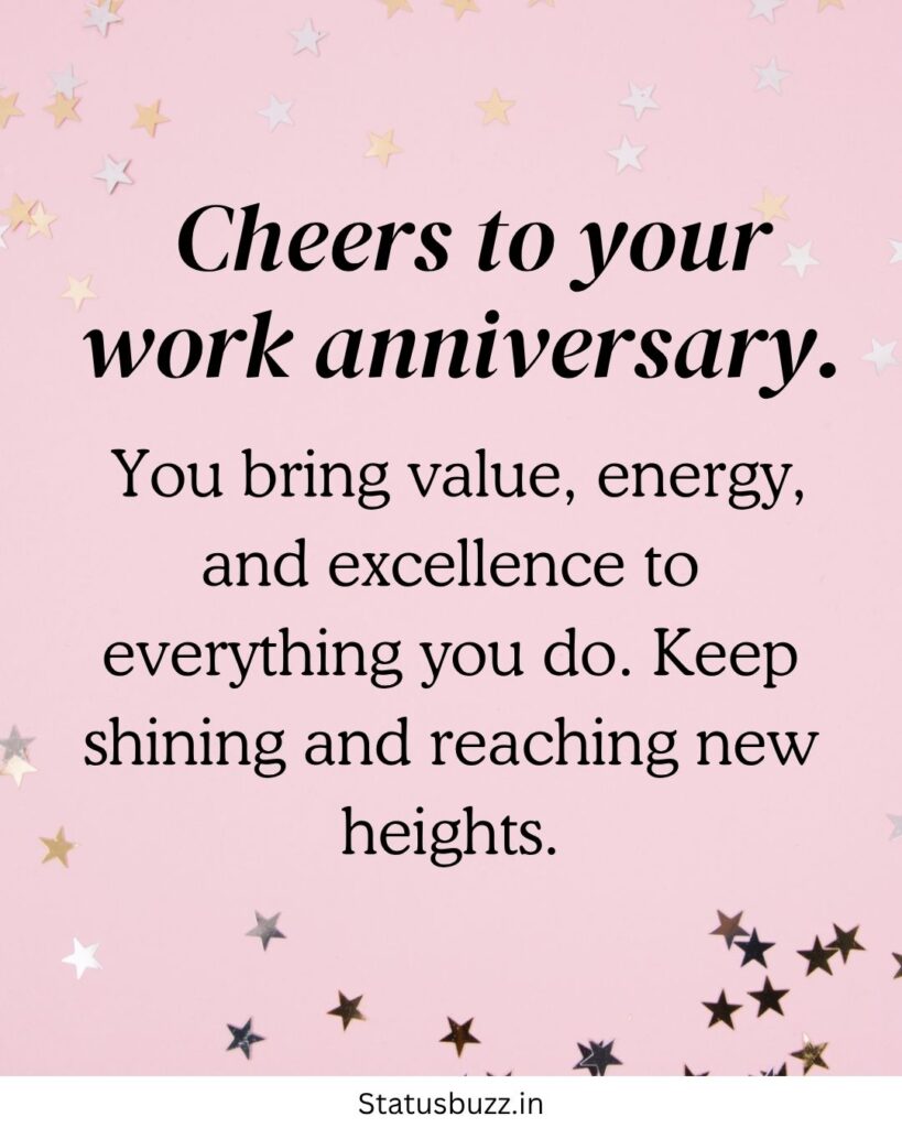 Work Anniversary Wishes