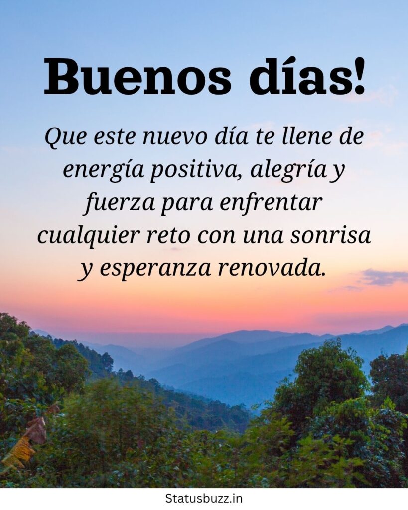 buenos dias frases positivas