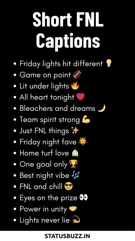 Short FNL Captions
