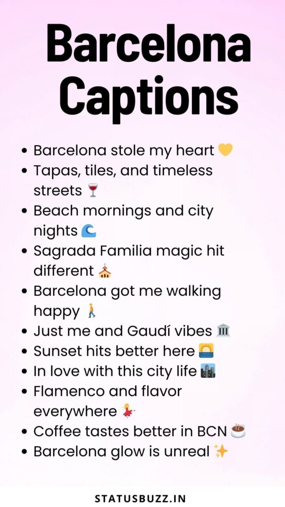 barcelona captions 