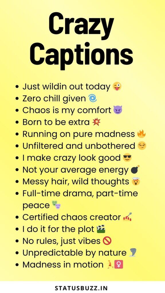 crazy captions