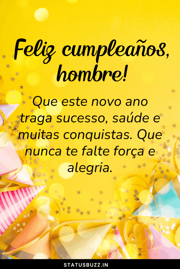feliz cumpleaños hombre
