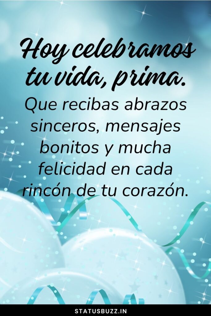 feliz cumpleaños prima