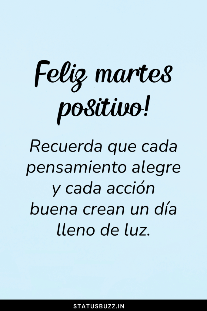 feliz martes