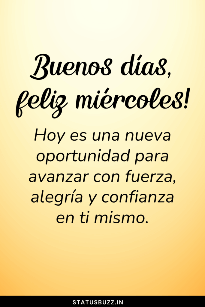 feliz miércoles