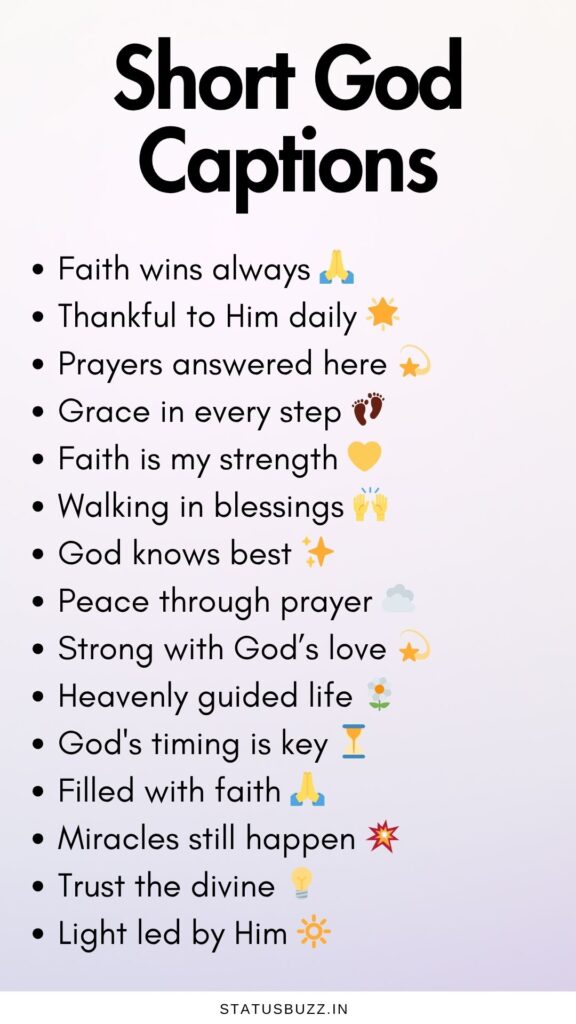 god captions